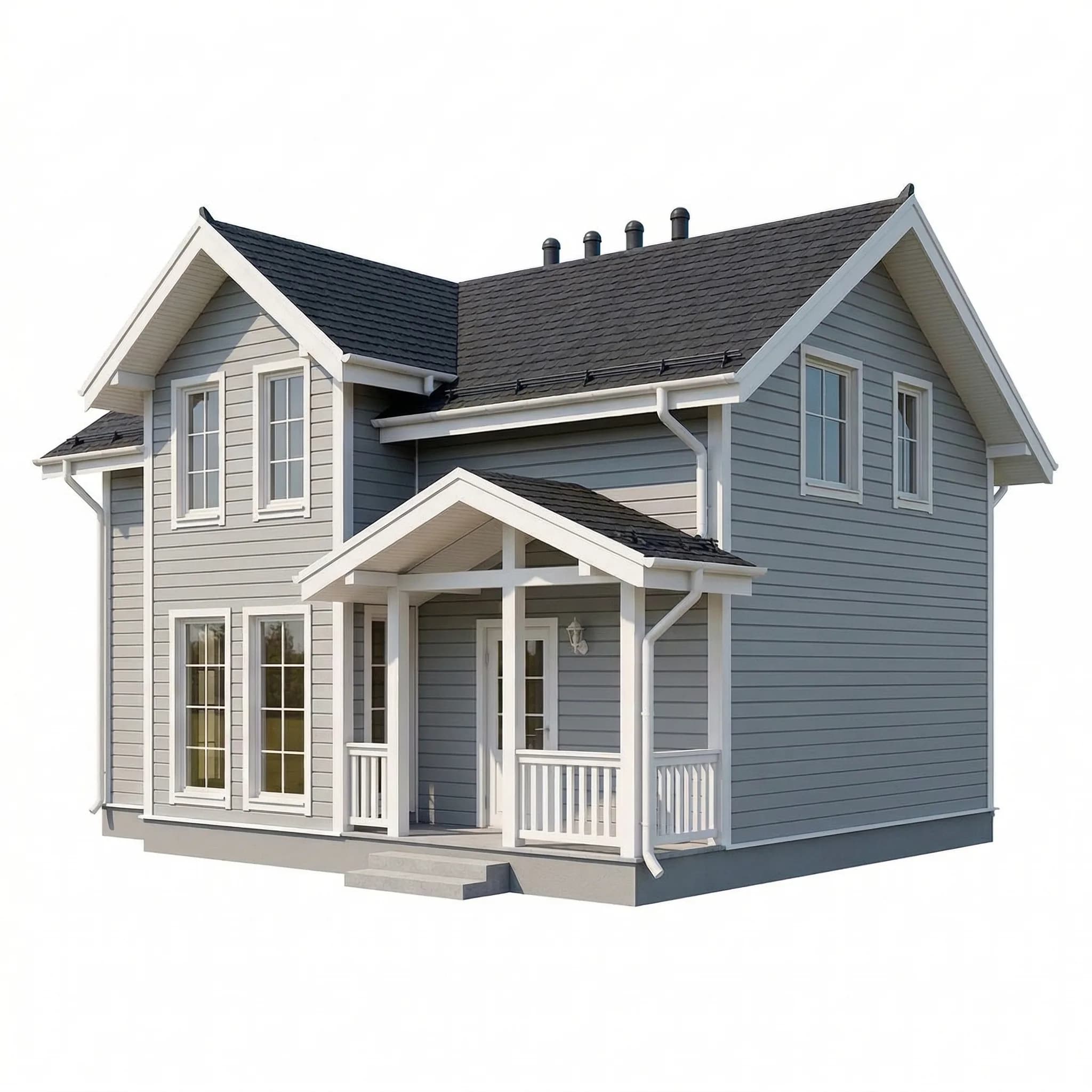 Frame House 172 m² with Terrace