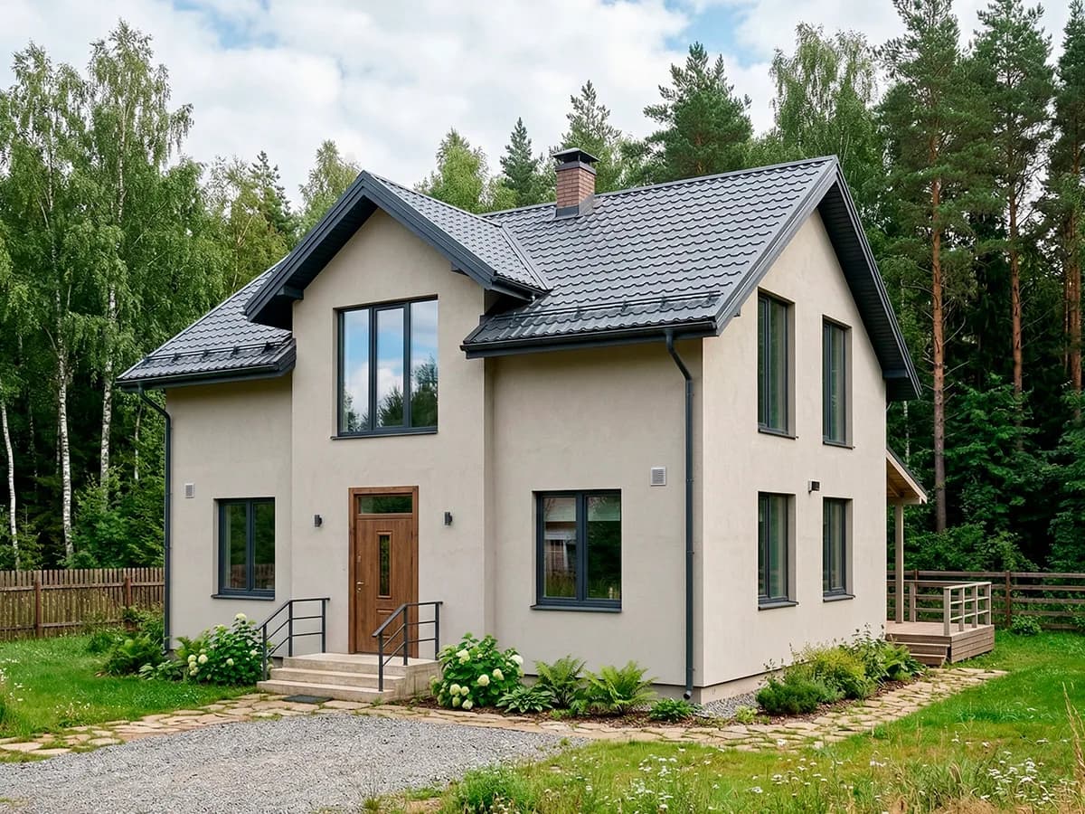 Completed Aerated Concrete Houses 1