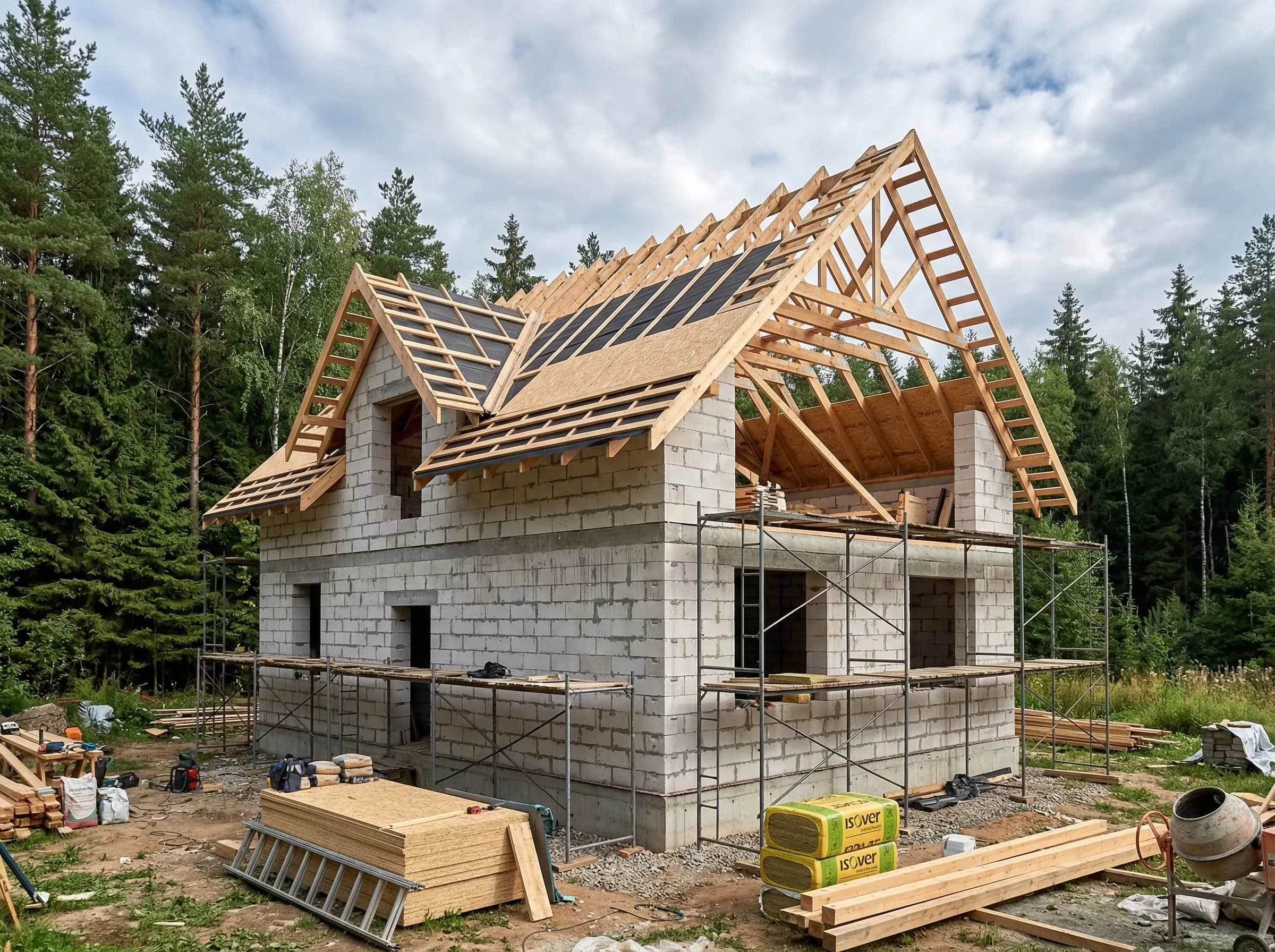 Примеры кровельных работ 1