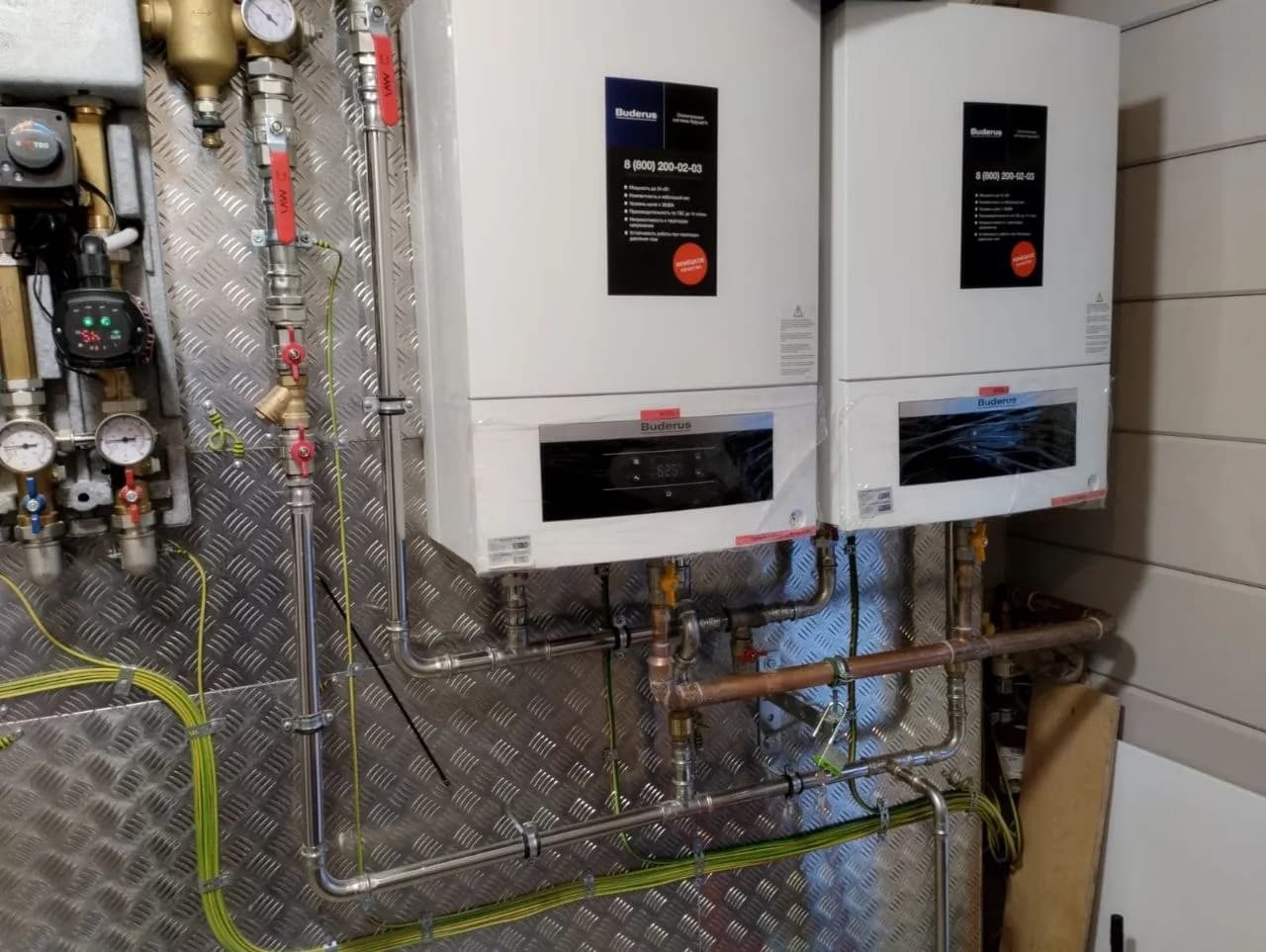 Residential Boiler Room Installation Using Buderus Equipment 4