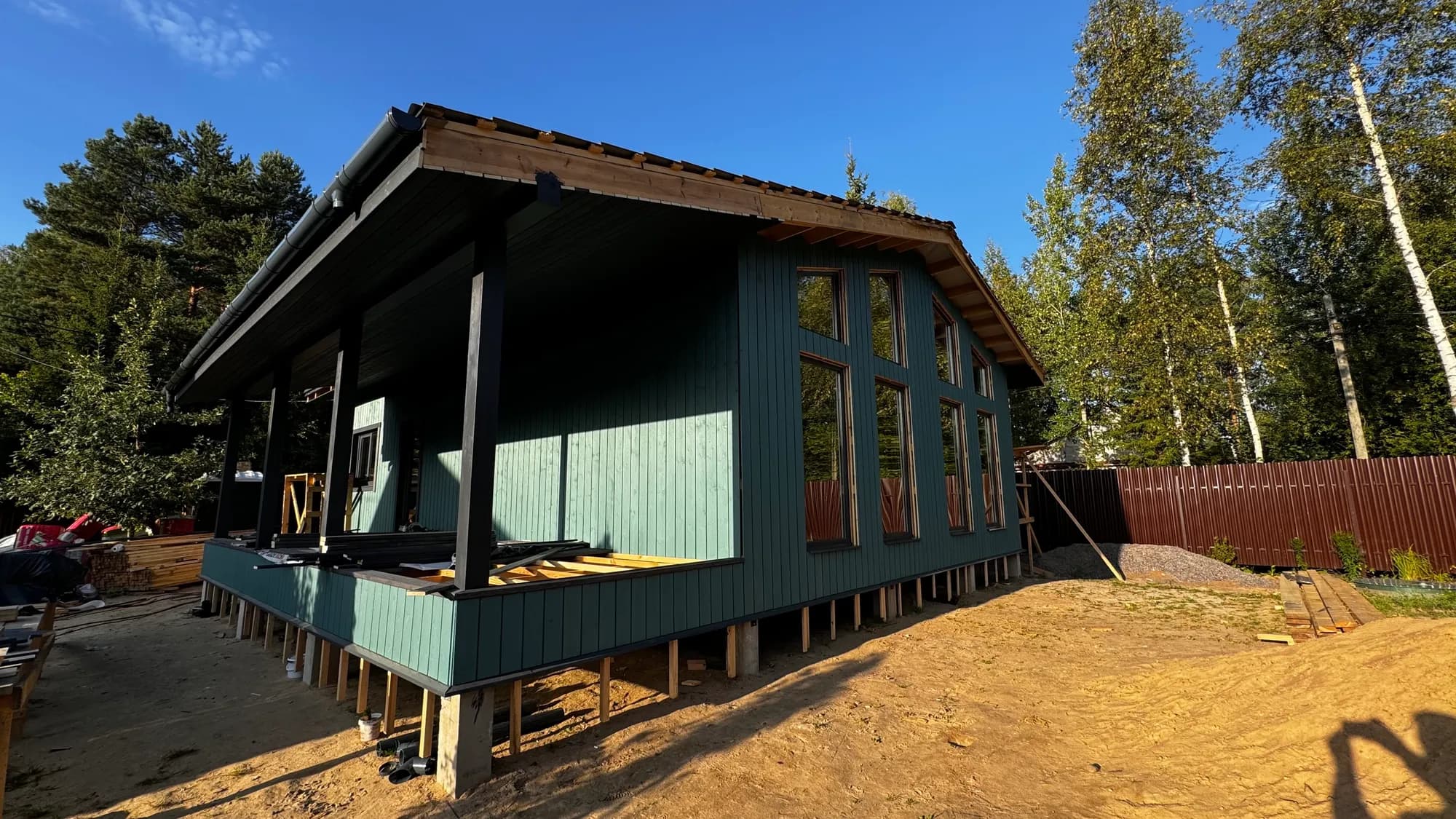 Timber-Frame House, 93 m², Roshchino 3