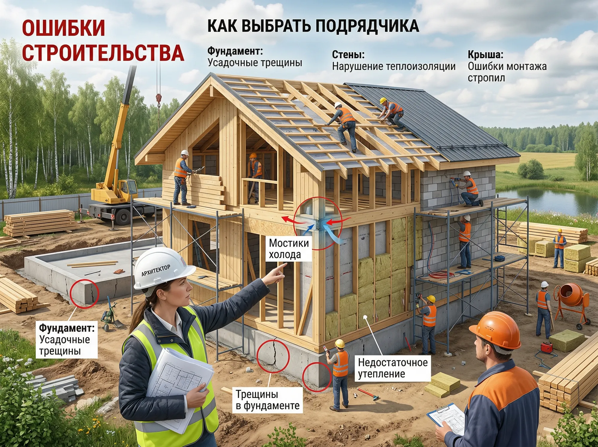 Глава 1. Основы строительства загородного дома. Как выбрать надёжную строительную компанию для постройки дома.