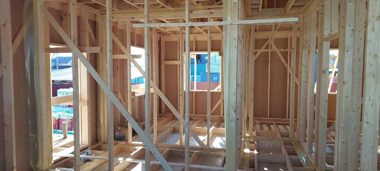 Завершаем тёплый контур каркасного дома 90 м² 2
