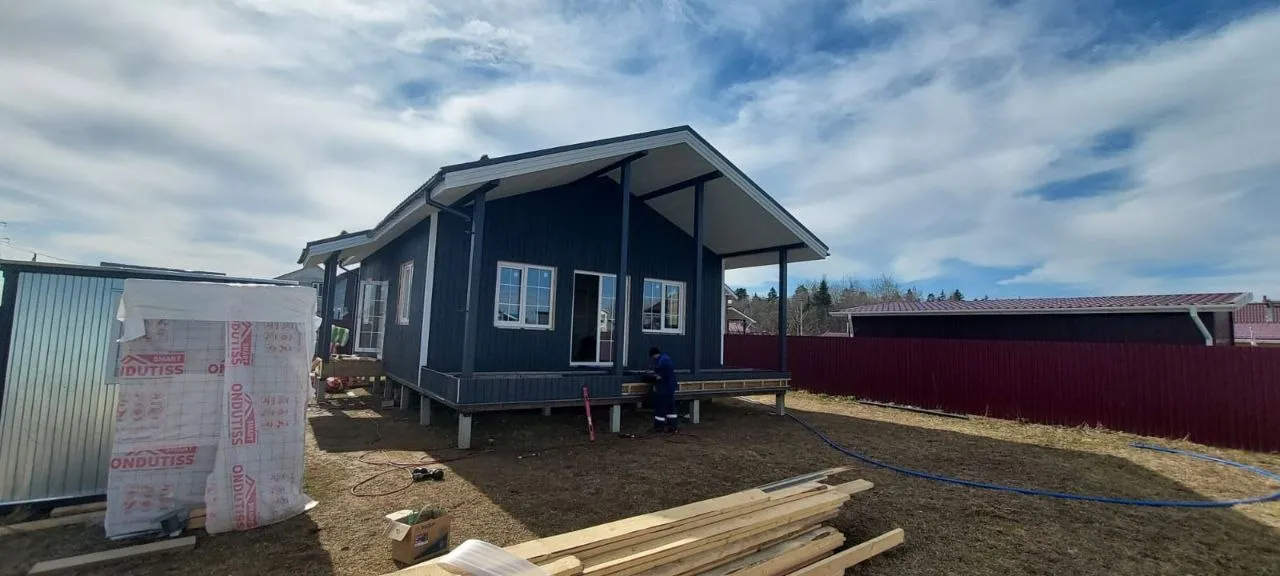 Каркасный дом 90 м² в Красном Бору — тёплый контур за 45 дней 2