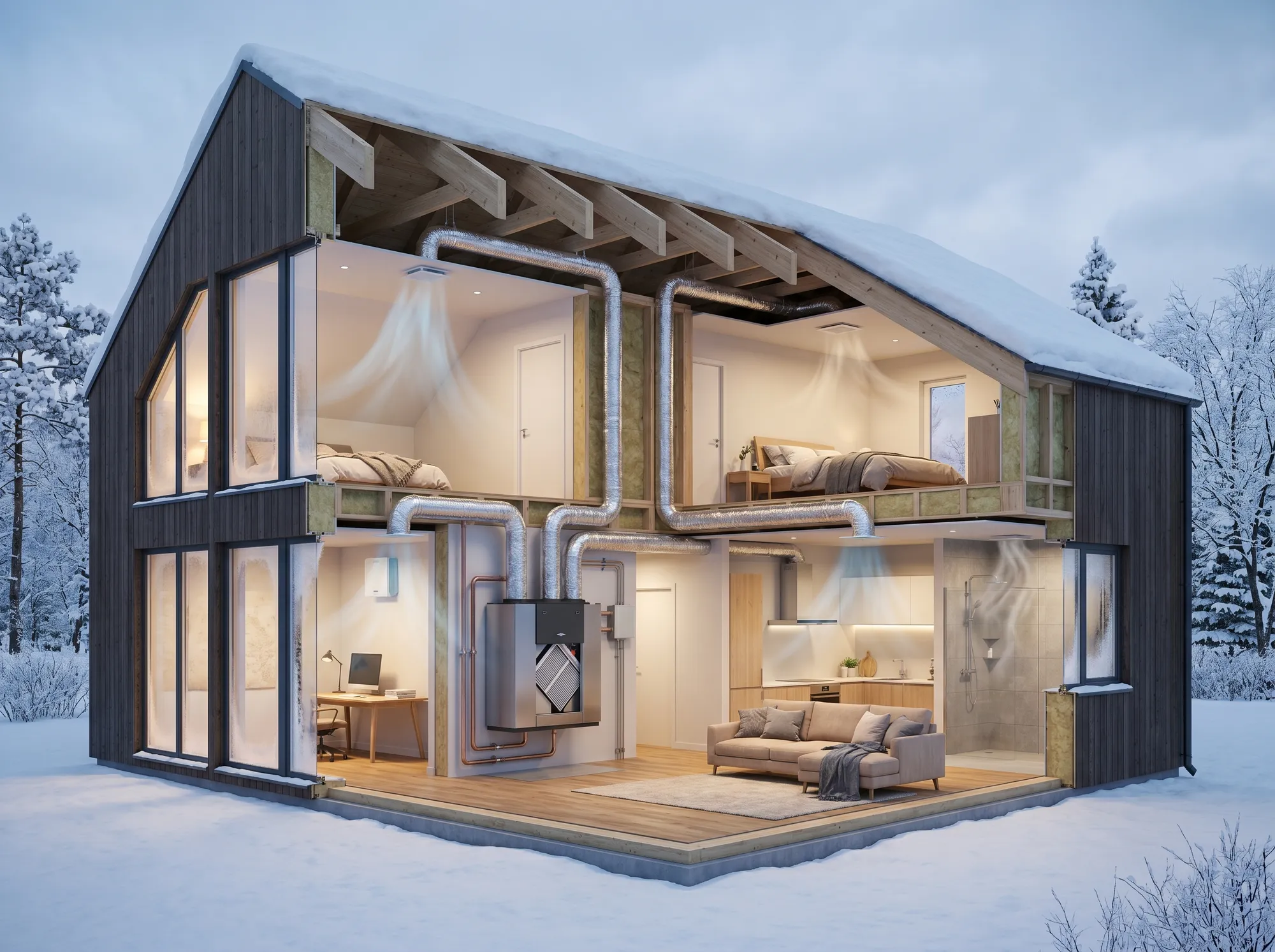 Chapter 2. Utilities and Heating. Ventilation in a private house: why it matters and which system to choose.