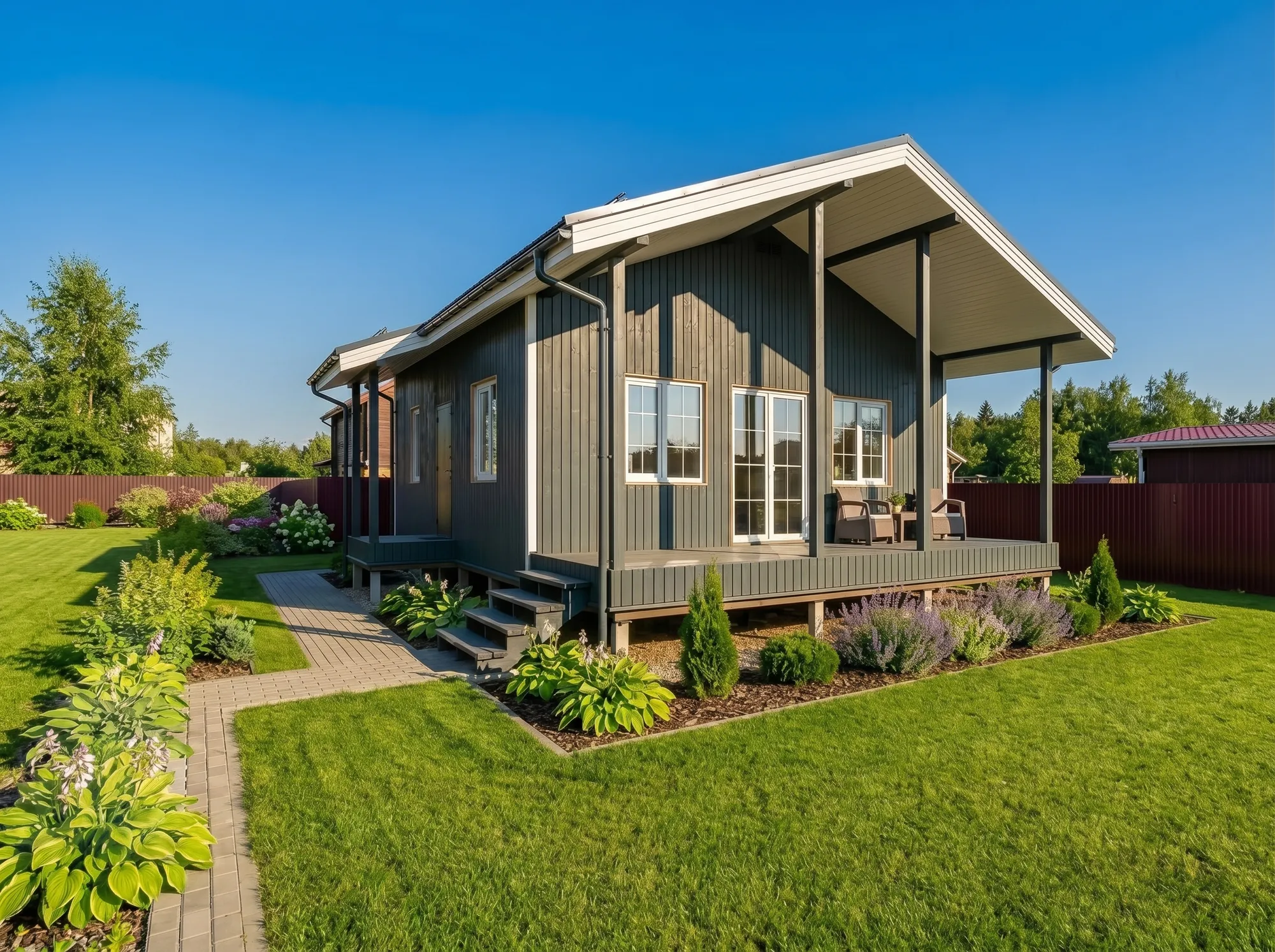 Теплый контур каркасного дома