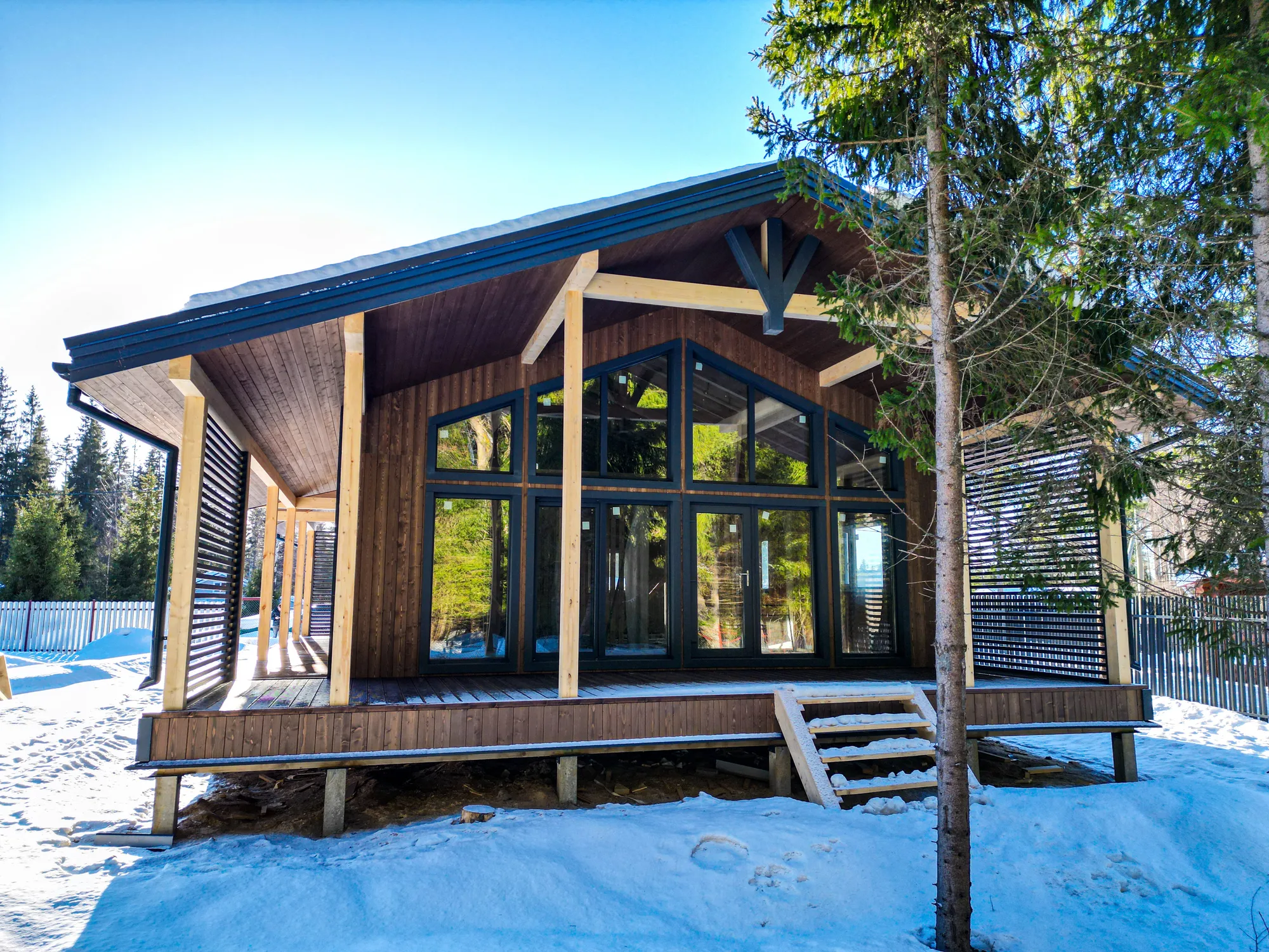 Каркасный дом 96 м² в КП «Рощинский хутор», Лебяжье